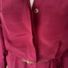 Burgundy button placket