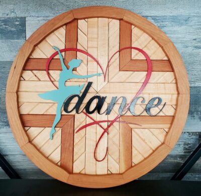 Handcrafted Wooden Dance Wall Art