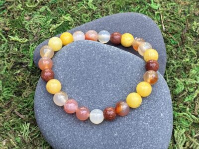The Sun - Tarot Inspired Stone Bracelet - Wearable Spell