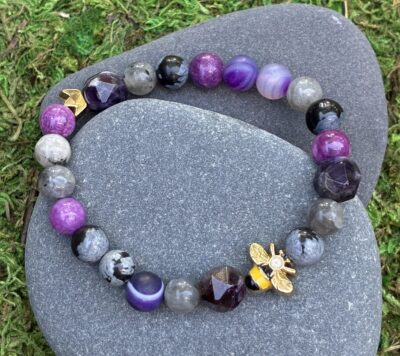 The Queen Bee - Confidence Boosting Stone Bracelet - Wearable Spell