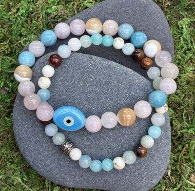 Hater Blocker - Evil Eye Protection Bracelet Set (Set of 2)