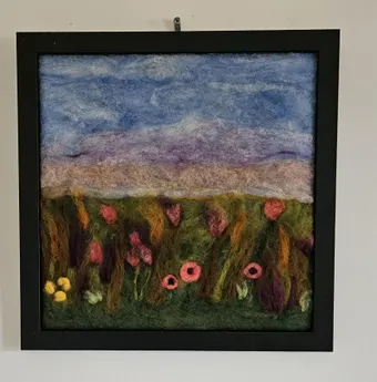 Artisan Wool Painting: Cape Cod & Martha's Vineyard Inspiration