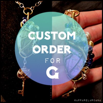 Custom Order ~ Athena ~ Labradorite Sodalite Hematite & Glass Wire Wrap pendant