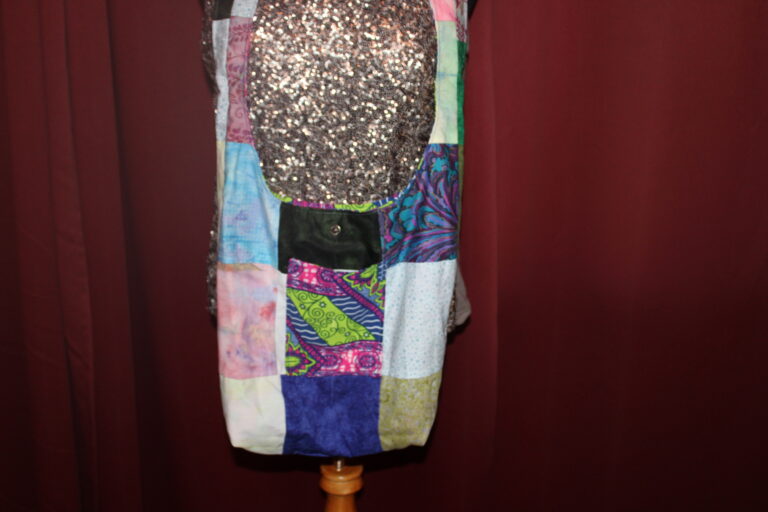 Crossbody Purse Lining view 1 closeup