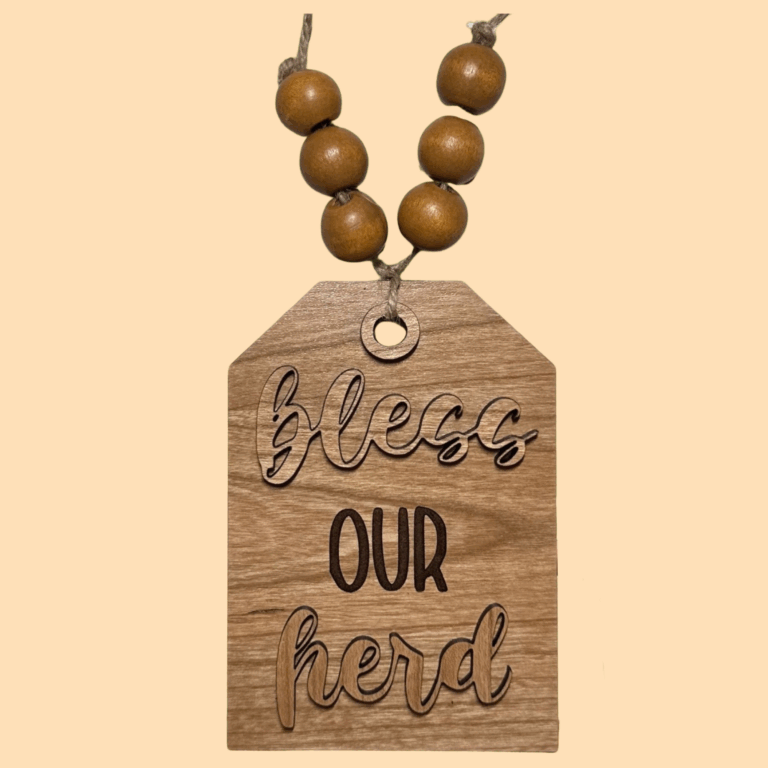 Bless Our Herd Tag