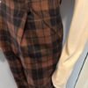 Blk Brwn pant side pockets