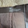 Brown boots label
