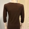 Brown Henley top back
