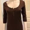 Brown Henly top front