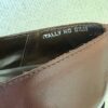 Brown loafer inside brand label