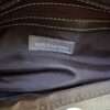 Brown purse label