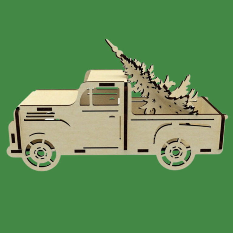 Christmas Truck With Christmas Tree Kit 2