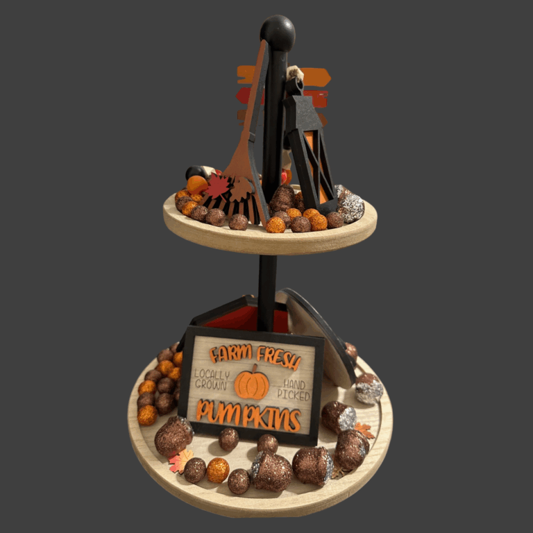 Fall Tiered Tray Decor Set 1