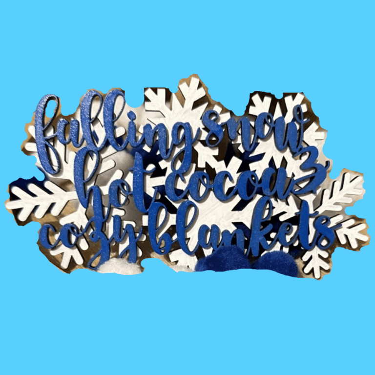 Falling Snow Sign
