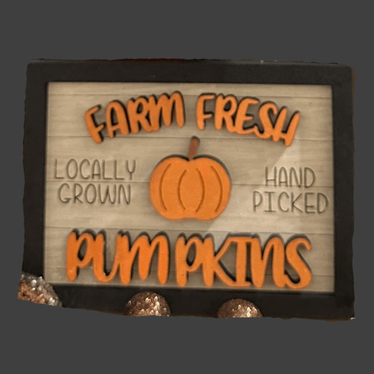 Farm Fresh Pumpkins Sign