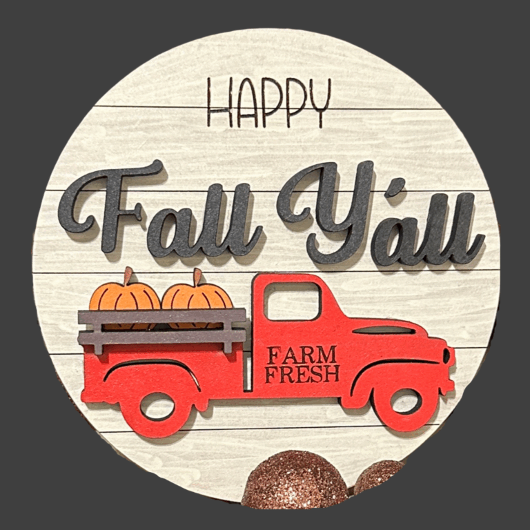 Happy Fall Yall Sign