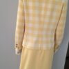 Yellow suit back view