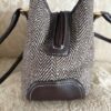 Brown purse side view