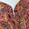 Paisley stand-up collar