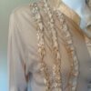 Beige Ruffle close up