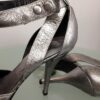 Silver Pumps Side view