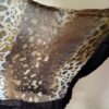 Animal print wing sleeve