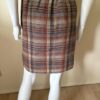 Plaid Wrap Skirt back