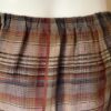 Plaid Wrap Skirt Pattern close up