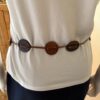 Rawhide belt back