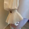 Yellow blouse cuffs
