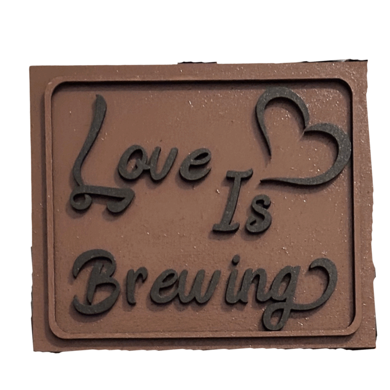 Love Is Brewing Sign