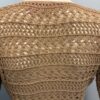 Tan Shrug Pattern close up