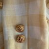 Yellow suit button sleeve