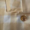 Yellow suit gold button front