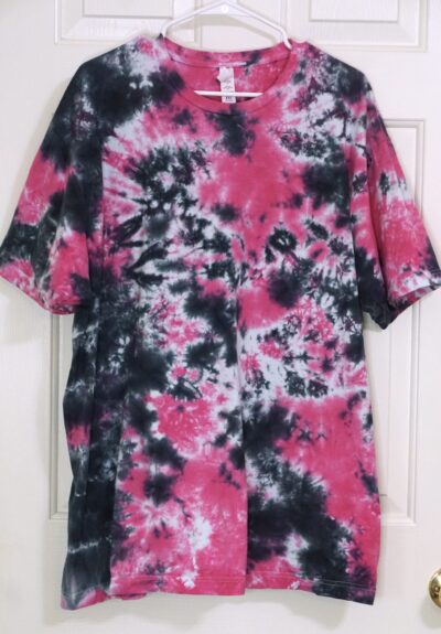 "Pink Ink" 2XL Tie-dye Crew