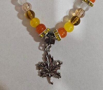 Homemade Fall bracelet- stretchy and comfortable