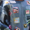 Upcycled Denim Jacket Closeup