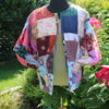 Upcycled Denim Jacket Lining view closeup
