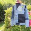 Upcycled Denim Jacket Back view