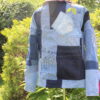Upcycled Denim Jacket Back view