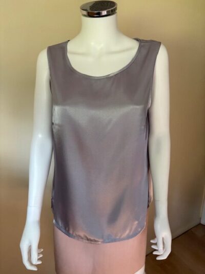 Silver Shell Top