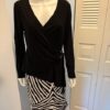 Zebra Skirt Asym top on model