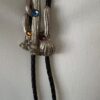 Bolo Tie close up cactus gems
