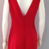 Red Shift Dress back