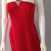 Red Halter Dress Front
