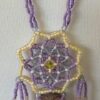 Pastel necklace closer view of shield