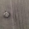 Black Tuxedo button detail