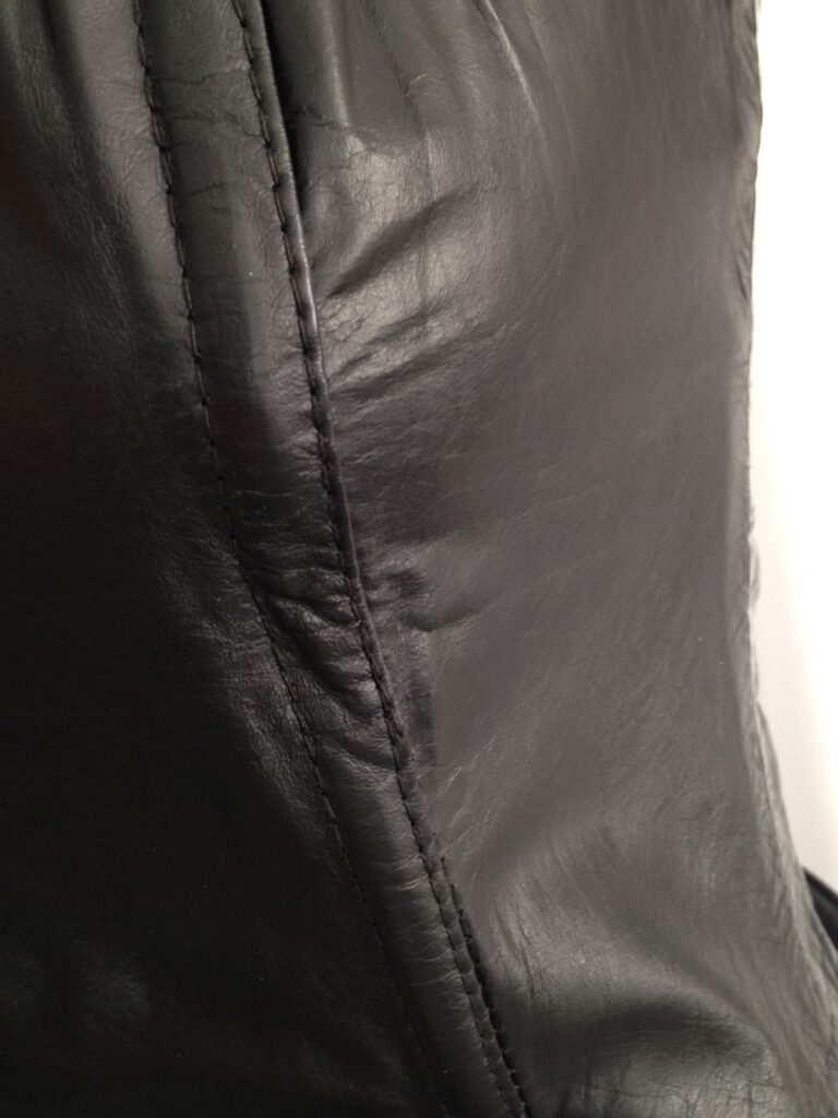 Leather Bustier front seaming