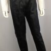 Black Leather Pants front