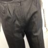 Leather Pants pleats pockets close